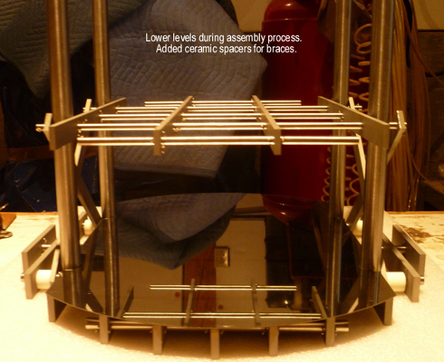 LR Sand Blasting Tungsten Part 99.95%Min Tungsten Vacuum Furnace Frame