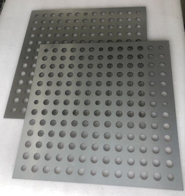 99.98% Min Tungsten Alloy  Polished Perforated Tungsten Plate