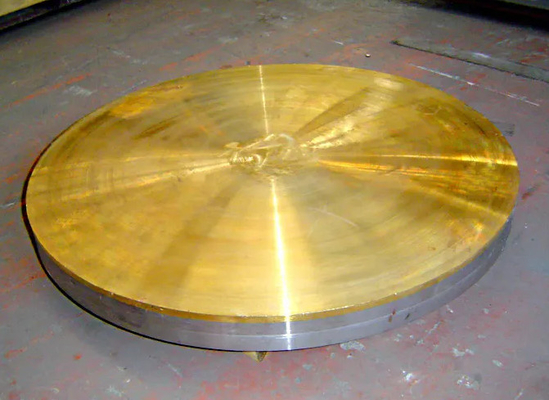 ASTM B432 Copper Clad Plate TUV Cladding Plates Tube Sheets For Boilers