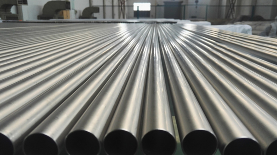 Corrosion Resistant Titanium Alloy Tubes ASTM B338 Seamless Titanium Tubing Pipe