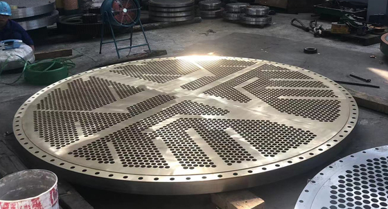 Gr70 Heat Exchanger Tube Sheets C46400 SA516 Exploding Tube To Tube Sheet