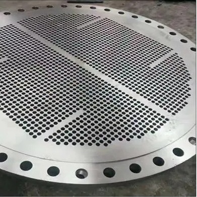 ASTM SA265 Exchanger Tube Sheet JIS BS Carbon Nickel Heat Exchanger Sheet