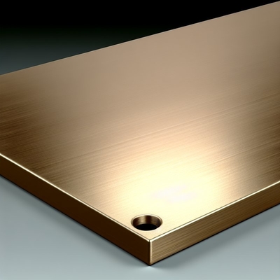 ASTM B898 Bronze Metal Plate Auto Polished for Titanium and Clad Metal Manufacturing