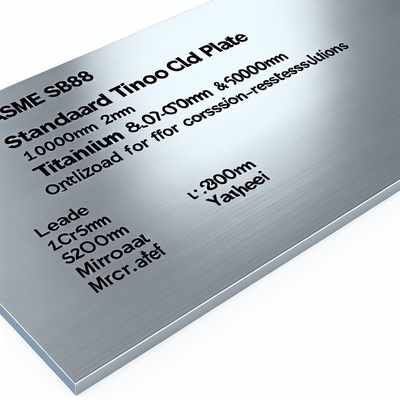 Length 100mm-6000mm ASME SB898 Standard Titanium Clad Plate with 2207 Clad Metal Grade for Corrosion-Resistant Solutions