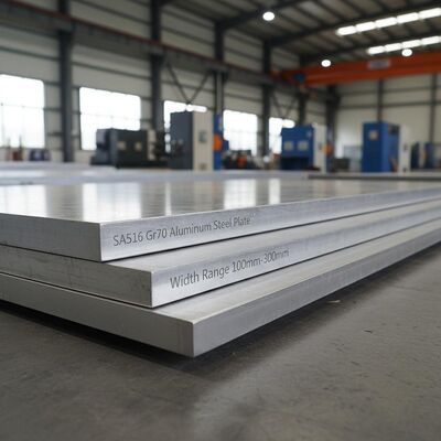 SA516 Gr70 Aluminum Steel Plate Width Range 100mm 3000mm Suitable for Industrial Fabrication and Heavy Duty Construction